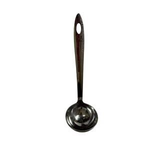 Onedia Restaurant Hanging Handle Solid Large Stainless Steel Serving Spoon